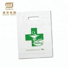 Wholesale Custom PE Compostable Cornstarch 100% Biodegradable Bioplastic Shopping Packaging Bag
